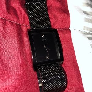 Guess watch black diamond